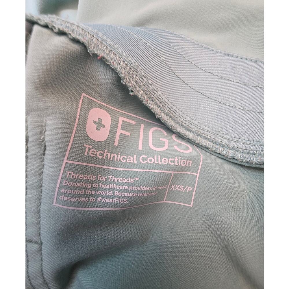 Figs Women's Zamora Jogger Scrub Pants SZ XXSP Mint Green Medical Nursing - Picture 4 of 8